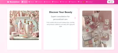 BeautyGlow Website
