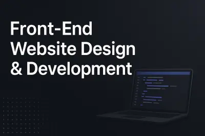 واجهة موقع إلكتروني احترافية باستخدام HTML وCSS وJavaScript