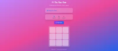 لعبة اكس او في المتصفح | Web-based Tic Tac Toe Game