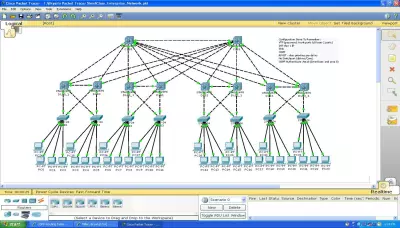 انشاء وتصميم الشبكات على packet tracer and gns3