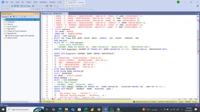عمل مشروع وكتابقه تقارير علي SQl
