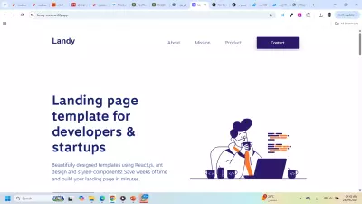 Landy React Template