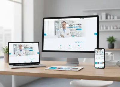 تطوير واجهة صيدلية (Vital Pharmacy) بتصميم Glassmorphism عصري | Fully Responsive بـ HTML CSS
