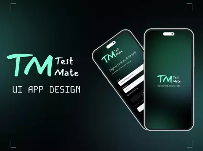 Test Mate App UI Design
