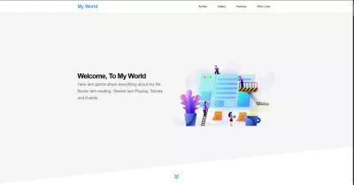 Simple templete page