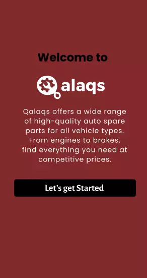 Qalaqs – تطبيق ذكي لقطع غيار السيارات UI/UX