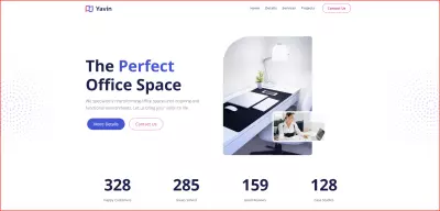 Yavin Office Design – Landing Page