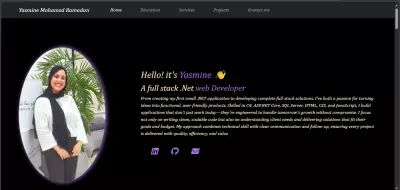 تصميم وتطوير موقع بورتفوليو شخصي (Portfolio Website)