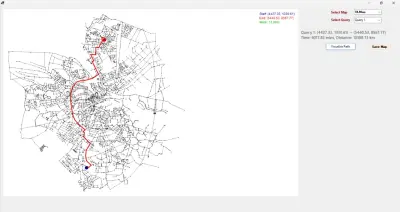 تطبيق توجيه المسارات على الخريطة (Map Routing)