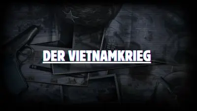 عرض تقديمي بالألمانية عن حرب فيتنام – تصميم أكاديمي احترافي