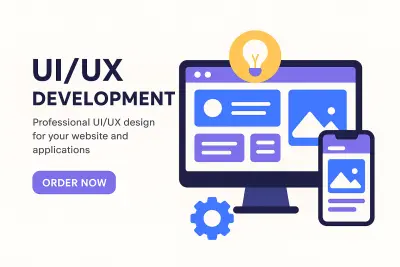 تطوير واجهات مستخدم احترافية UI/UX لمواقعك وتطبيقاتك
