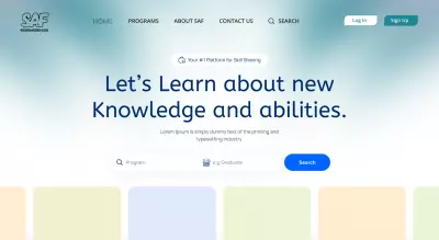 SAF Scholarship & Learning Hub - Figma UI Kit