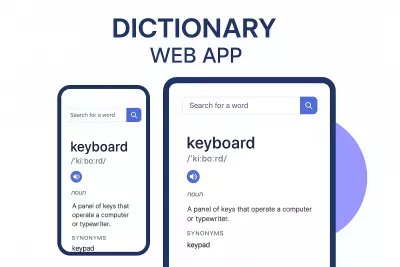 Web-Dictionary-React-App – قاموس إلكتروني تفاعلي باستخدام APIs