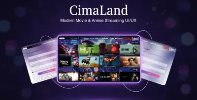 CimaLand – Movie & Anime Streaming UI Kit