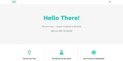 تطوير قالب ويب احترافي - Leon Template