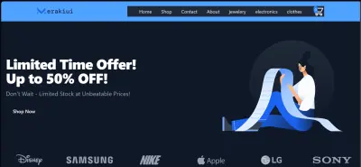 تصميم وتطوير متجر إلكتروني للأزياء باستخدام Next.js