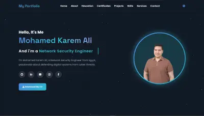 Portfolio Website  احترافي