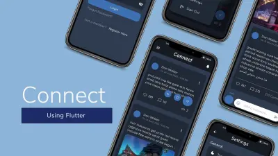 واجهة سوشيال باستخدام Flutter