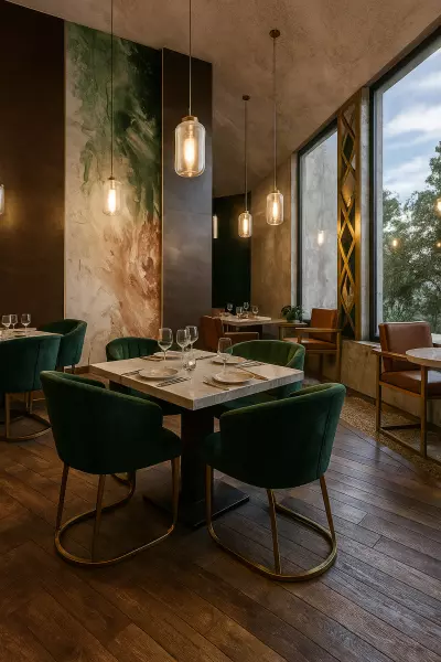 Modern Elegant Restaurant Interior Design