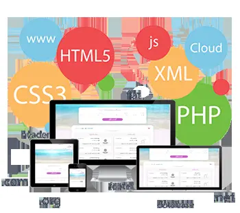 تصميم وتطوير موقع شركة احترافي باستخدام HTML + CSS + JavaScript