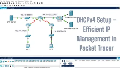 Configuring DHCP IPv4 Network on Cisco PT
