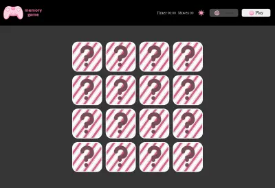 لعبة الذاكرة - memory game