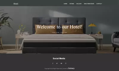 نظام حجز غرف فندقية باستخدام HTML وCSS وJavaScript
