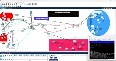 تصميم وبناء شبكة محلية تعليمية باستخدام Cisco Packet Tracer (Semester 1 & 2)"