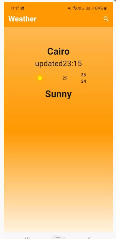 weather app