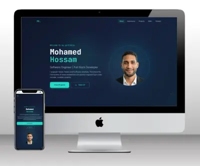 معرض أعمال تفاعلي حديث (Portfolio) بتقنيات React, TypeScript & Framer Motion