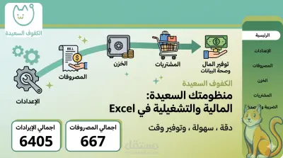 تصميم ملف Excel مخصص لتنظيم وإدارة مشروعك الخاص