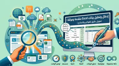 إدخال وتحليل بيانات معقدة (Excel) | تنظيف الفواتير واستخراج البيانات