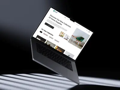 تصميم صفحه هبوط للاثاث