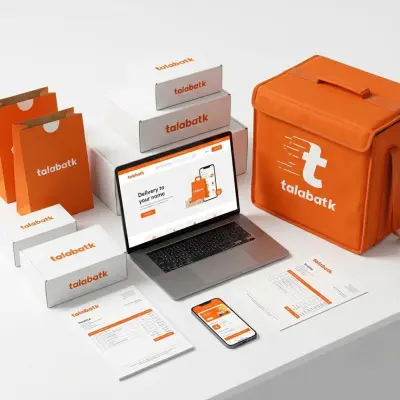 تصميم لوجو احترافي لتطبيق توصيل سريع – هوية عصرية تعكس السرعة والموثوقية