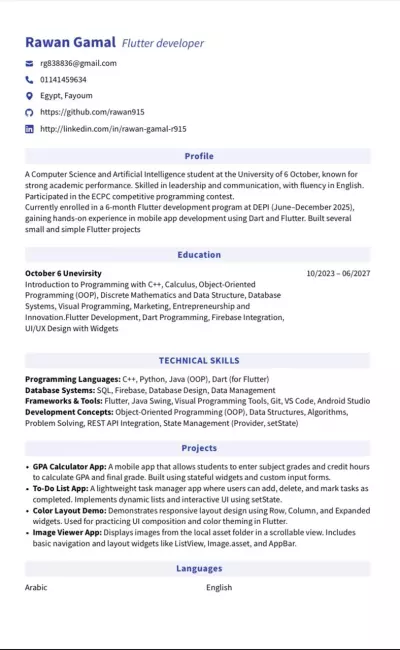 كتابة CV من الصفر أو إعادة صياغة CV