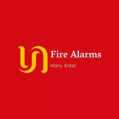 تصميم شعار احترافي لأنظمة إنذار الحريق – Fire Alarms