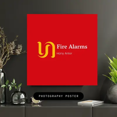 تصميم شعار احترافي لأنظمة إنذار الحريق – Fire Alarms