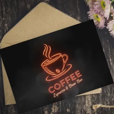 تصميم شعار بأسلوب النيون ثلاثي الأبعاد (3D Neon Effect) للمشاريع الحديثة