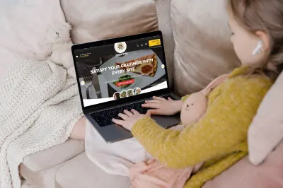 تصميم واجهة مستخدم (UI) لموقع مطعم بيتزا احترافي ومتجاوب