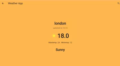 Weather Mobile App (Flutter + OpenWeather API)
