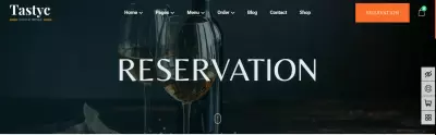 موقع لحجز الطعام
