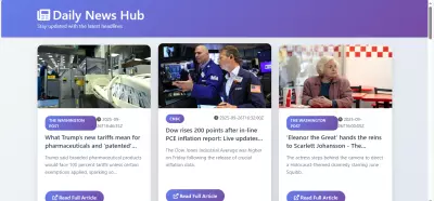 News Website Project | API Integration