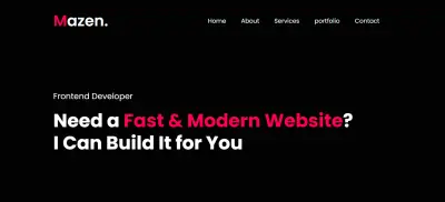 My personal portfolio website