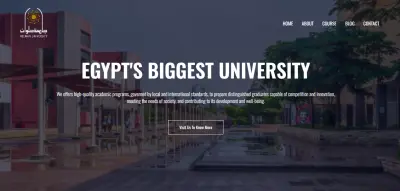 Helwan-university-website