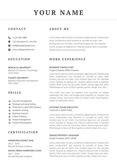 إنشاء الـ CV