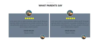 وجهة اماميةلتقيم العملاء