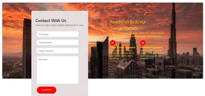 وجهة امامية لتسجيل بيانات العميل