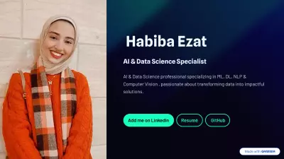 تصميم Portfolio احترافي