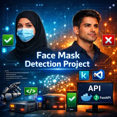 نظام كشف ارتداء الكمامة باستخدام Deep Learning & Docker