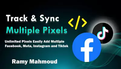 صورة العمل تثبيت فيسبوك بيكسل Meta pixel أو تيكتوك لمتجرك أوموقعك